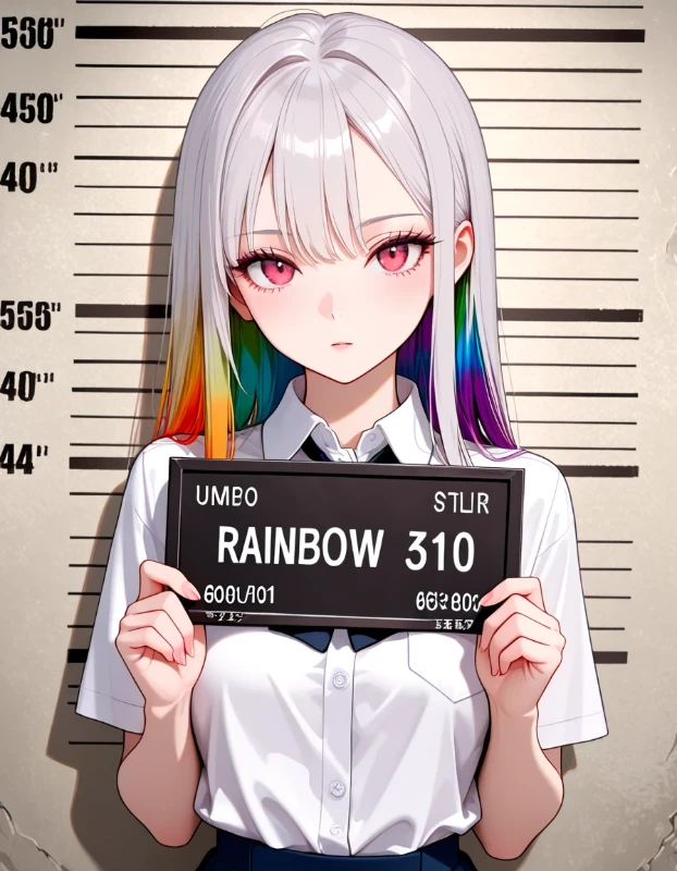 レインボーヘアの生成例