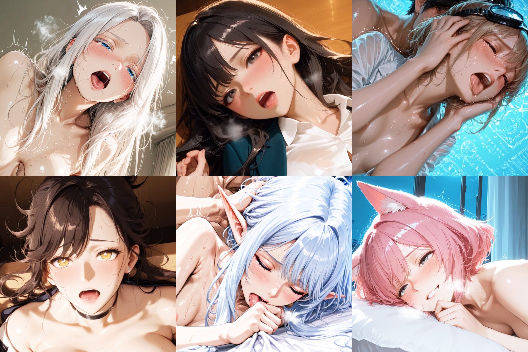 NSFW表情プロンプト集（アニメスタイル）【StabeleDiffusion / ComfyUI】